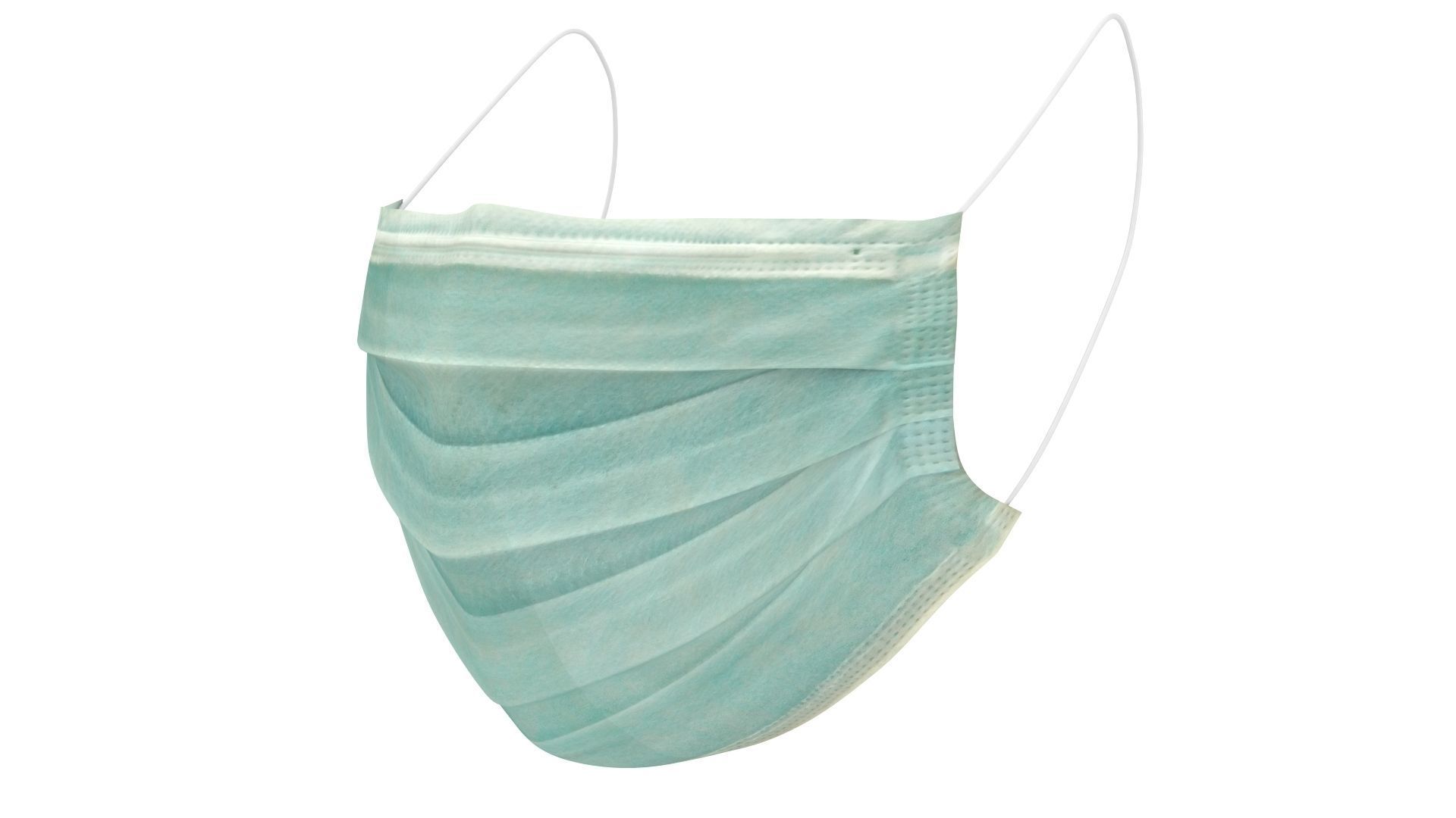 Surgical Mask - PBR Low-poly 3D model_1