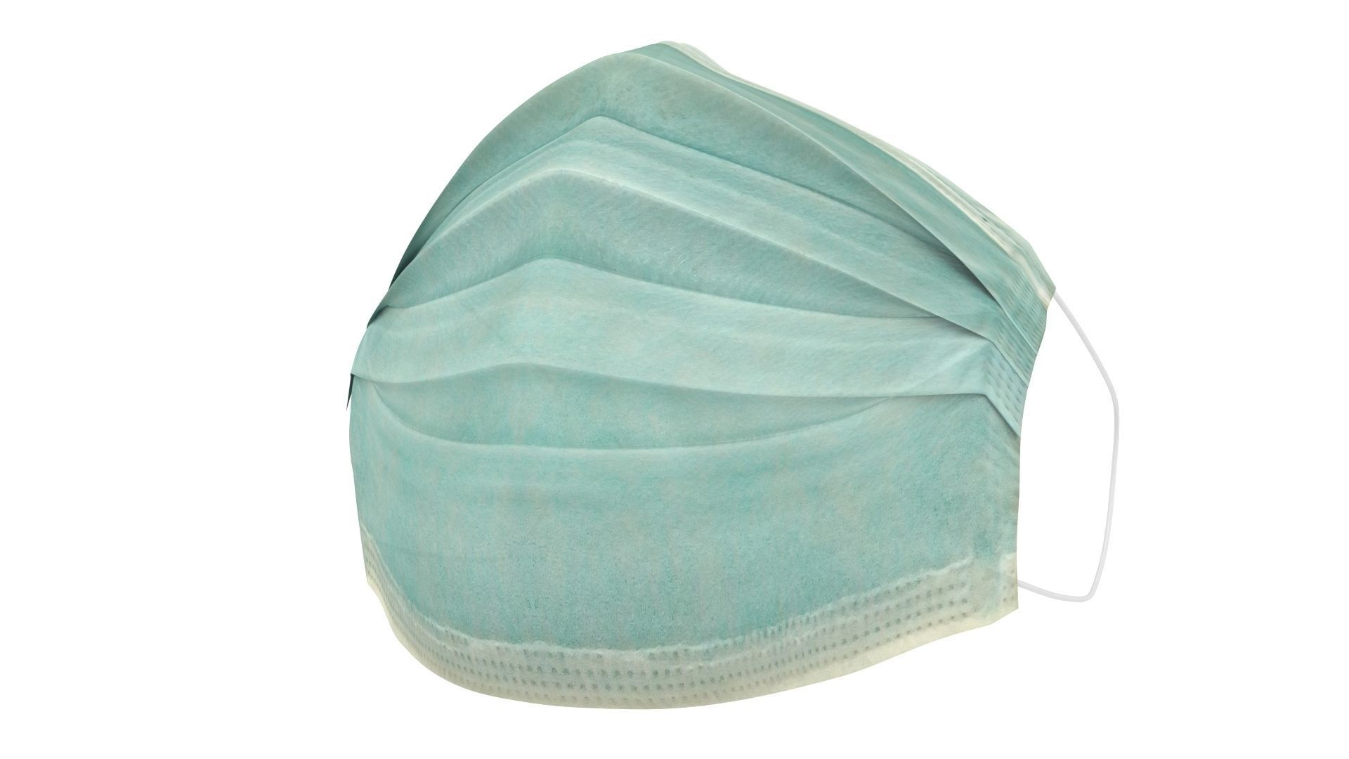 Surgical Mask - PBR Low-poly 3D model_6