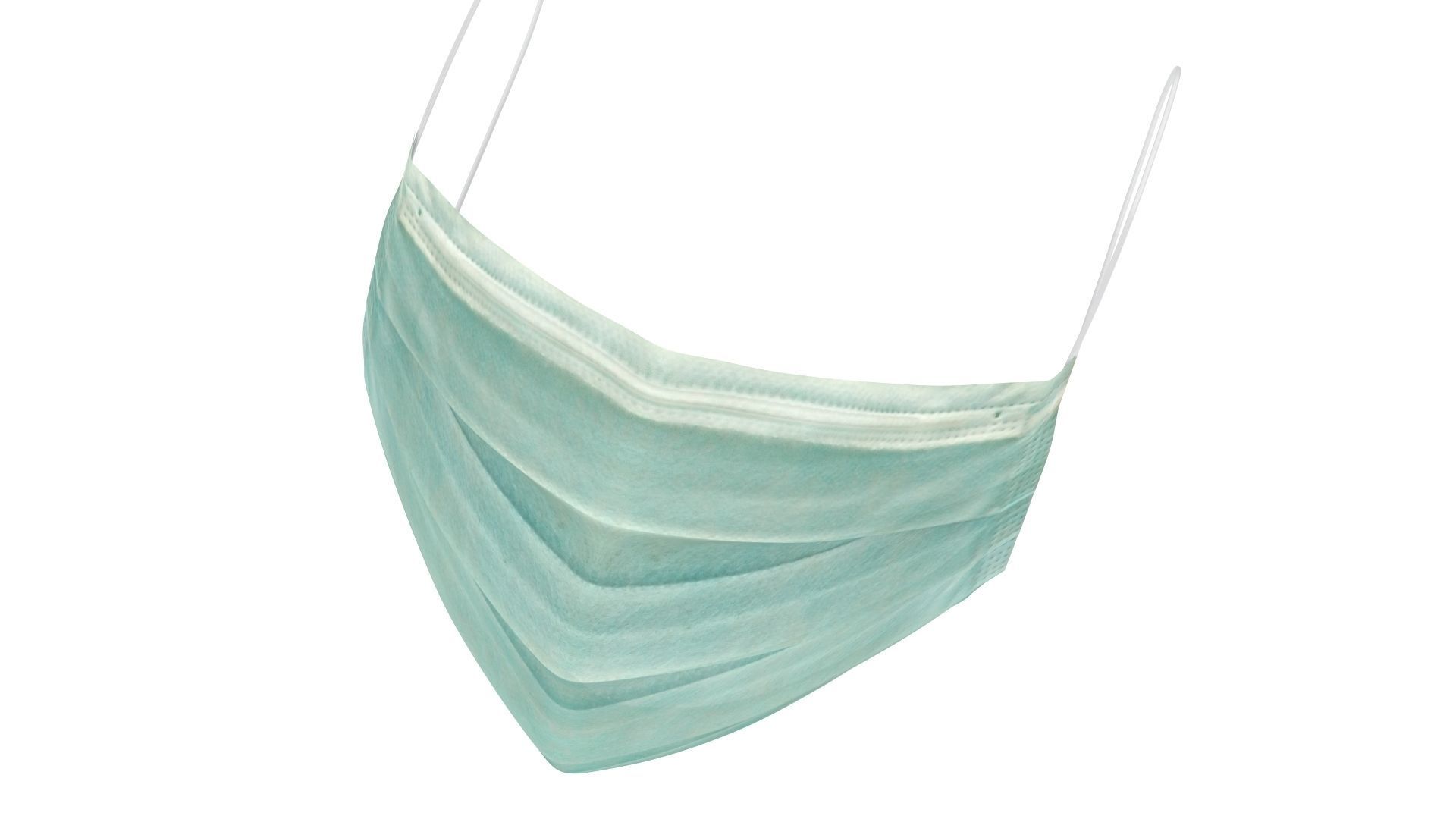 Surgical Mask - PBR Low-poly 3D model_8