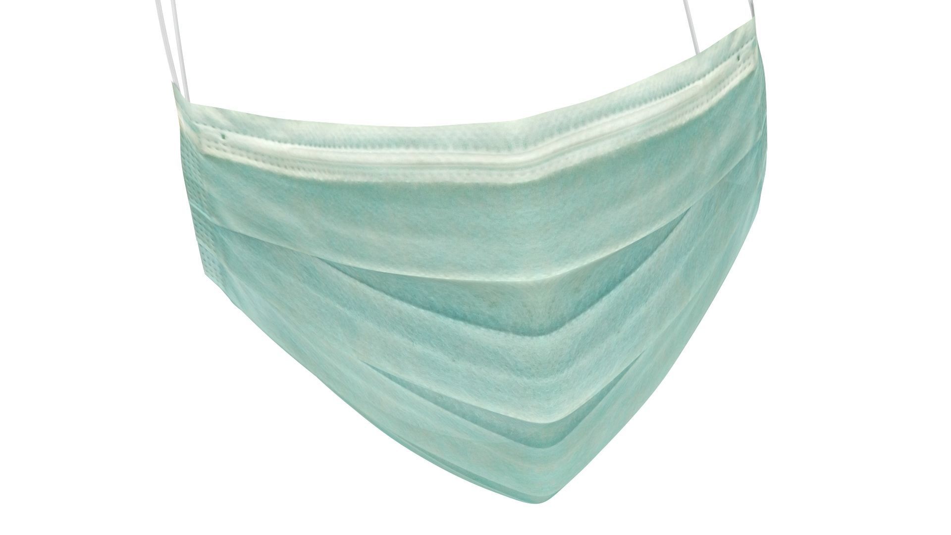 Surgical Mask - PBR Low-poly 3D model_9