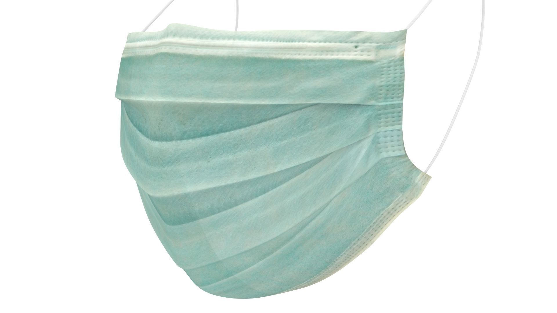 Surgical Mask - PBR Low-poly 3D model_3