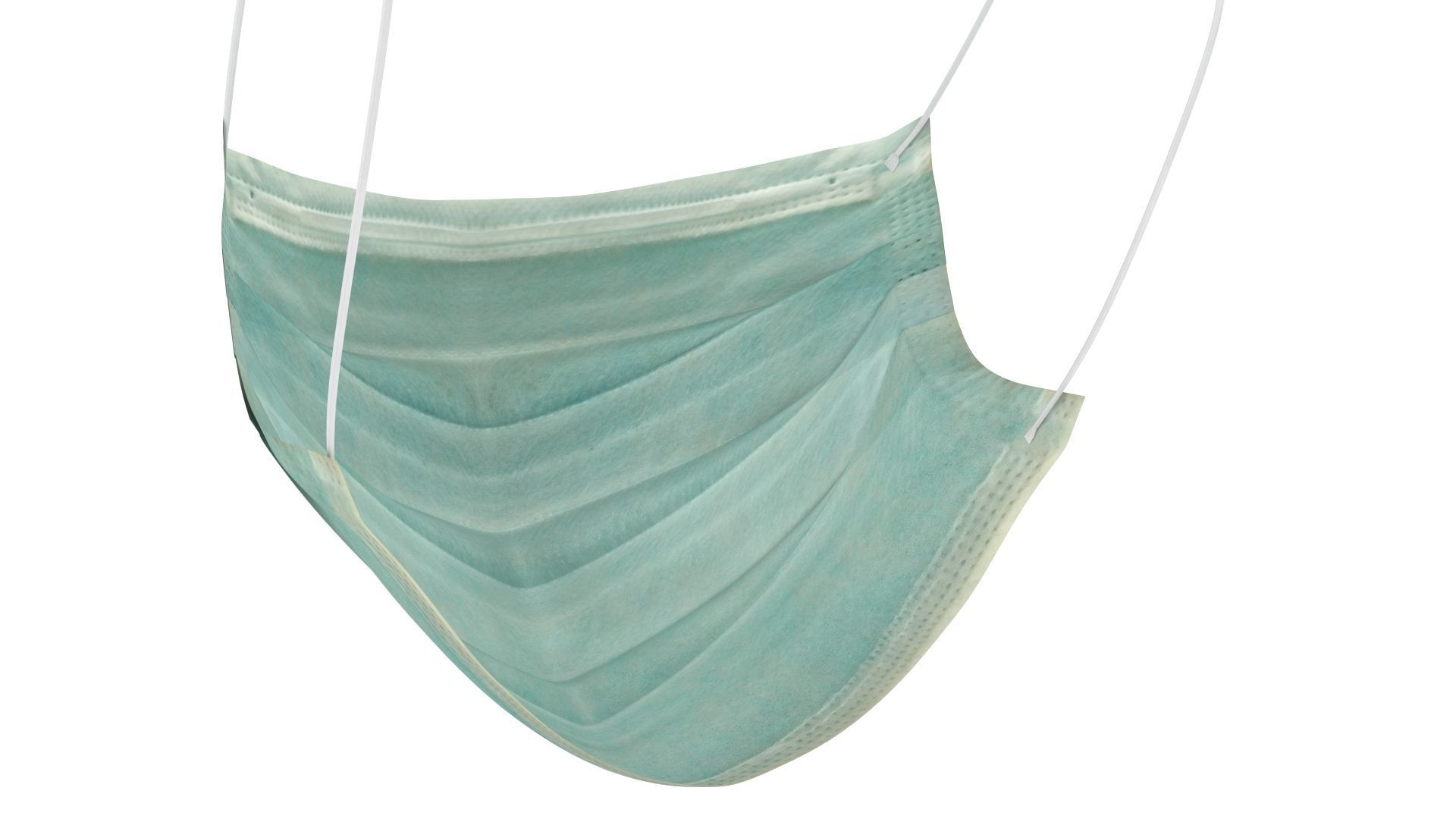 Surgical Mask - PBR Low-poly 3D model_5