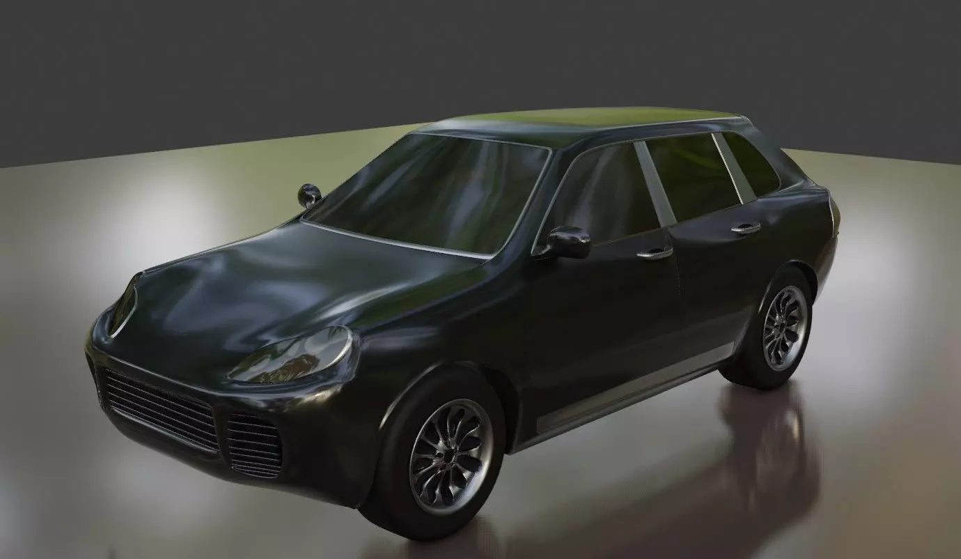 Porsche Cayenne 2007 Free 3D model