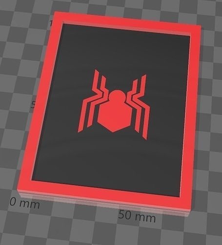 Spiderman Tom Holland Logo- Cuadro 3D print model