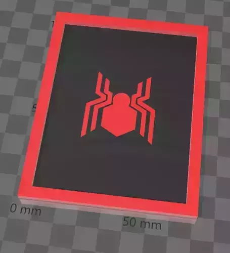 Spiderman Tom Holland Logo- Cuadro 3D print model