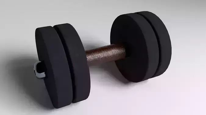 Gym Dumbbell Weight 3D model