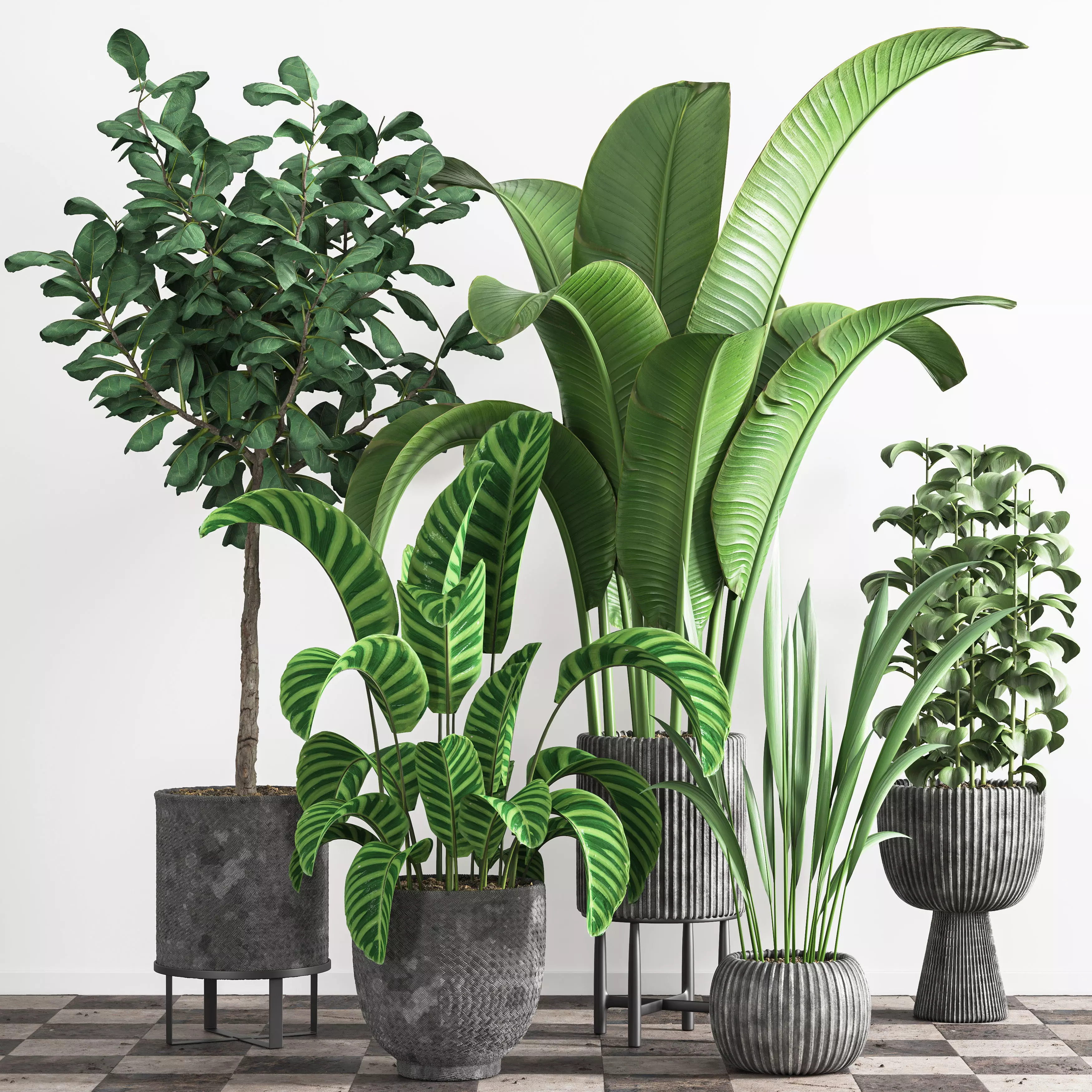 indoor plant stant 41 3D model