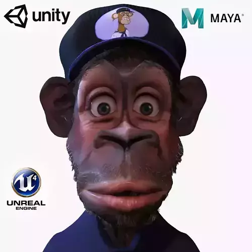 Monkey High quality character full Rigged and Animated
