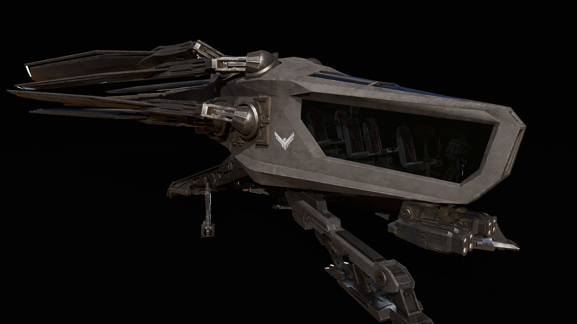 Ornithopter -Dune 3D model_1