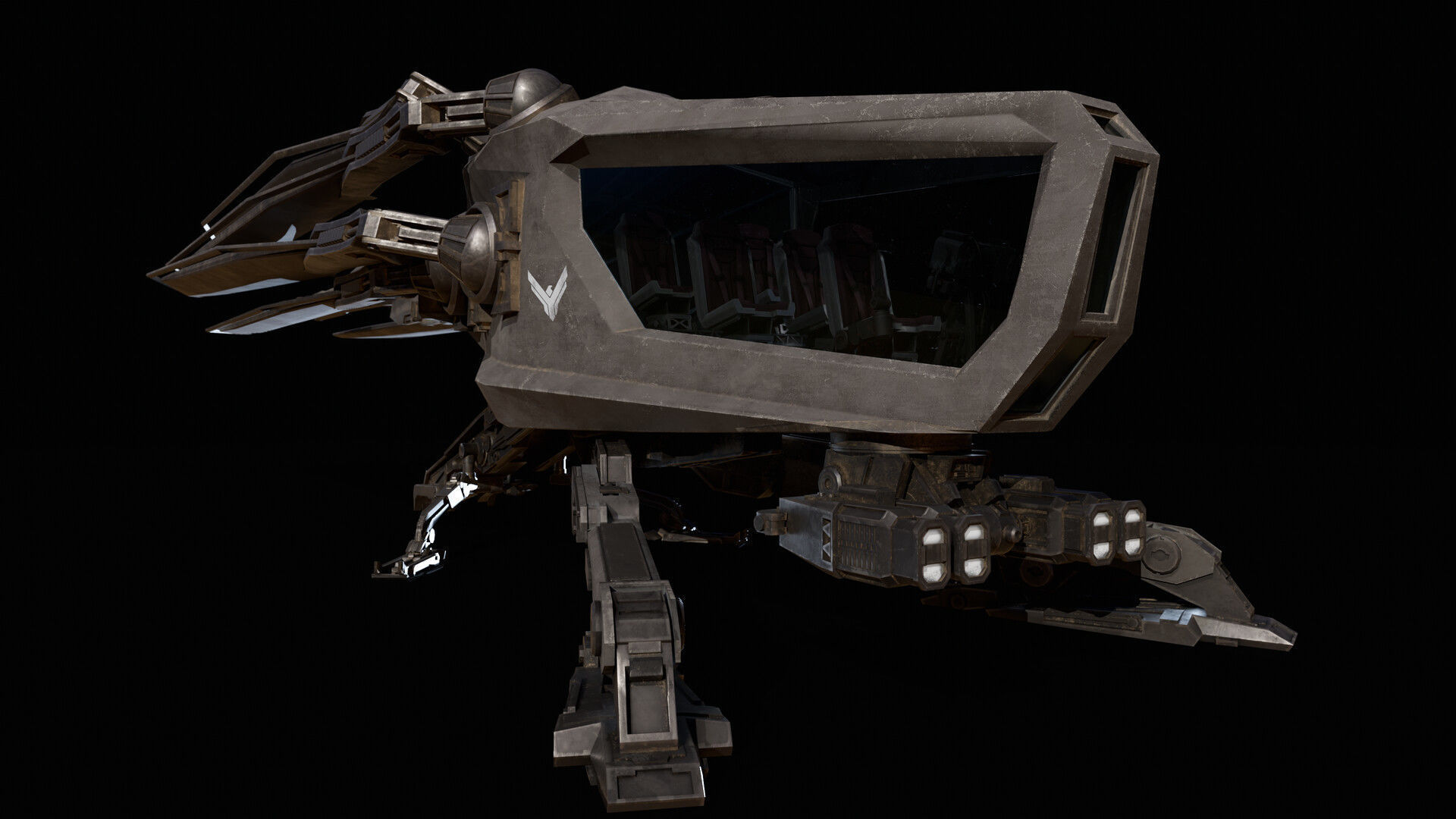 Ornithopter -Dune 3D model_2