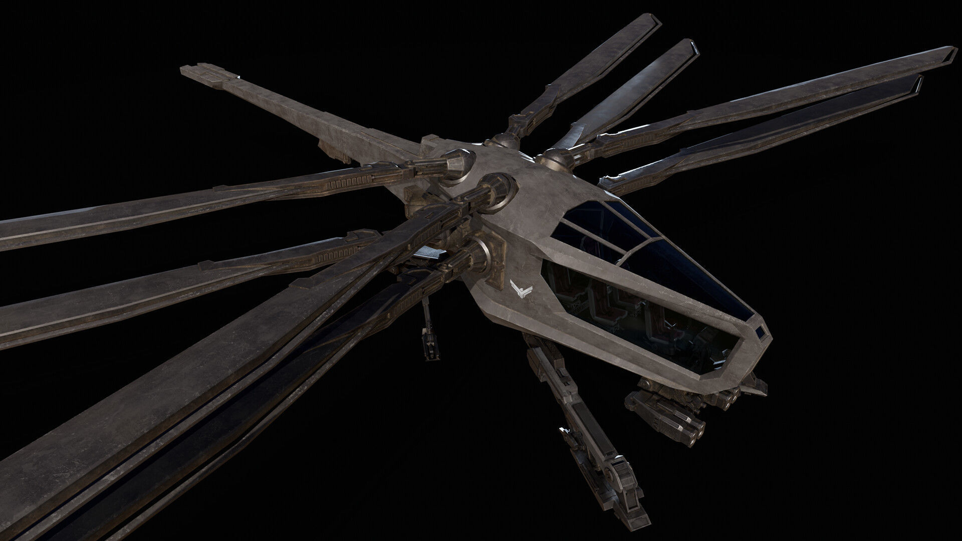 Ornithopter -Dune 3D model_3