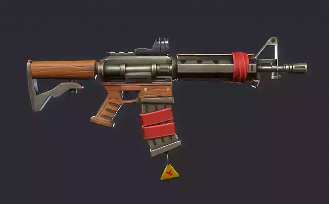 Stylized M4 carbine Weapon