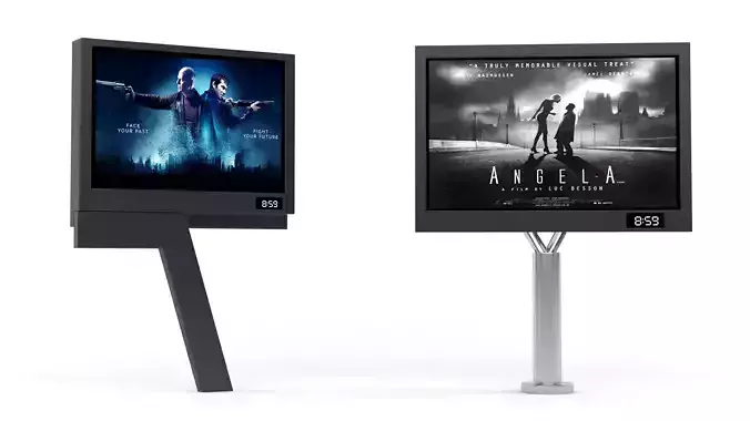 Outdoor Billboard 3D model