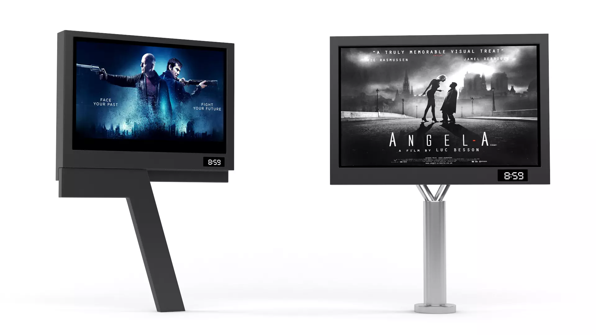 Outdoor Billboard 3D model_0