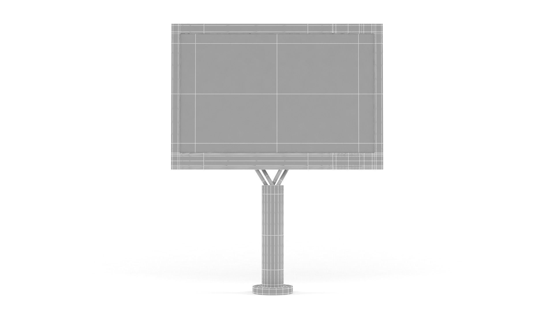 Outdoor Billboard 3D model_8