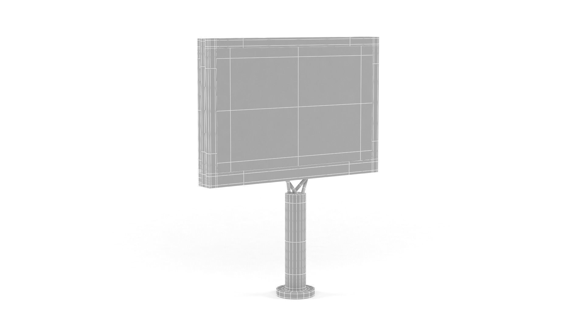 Outdoor Billboard 3D model_10
