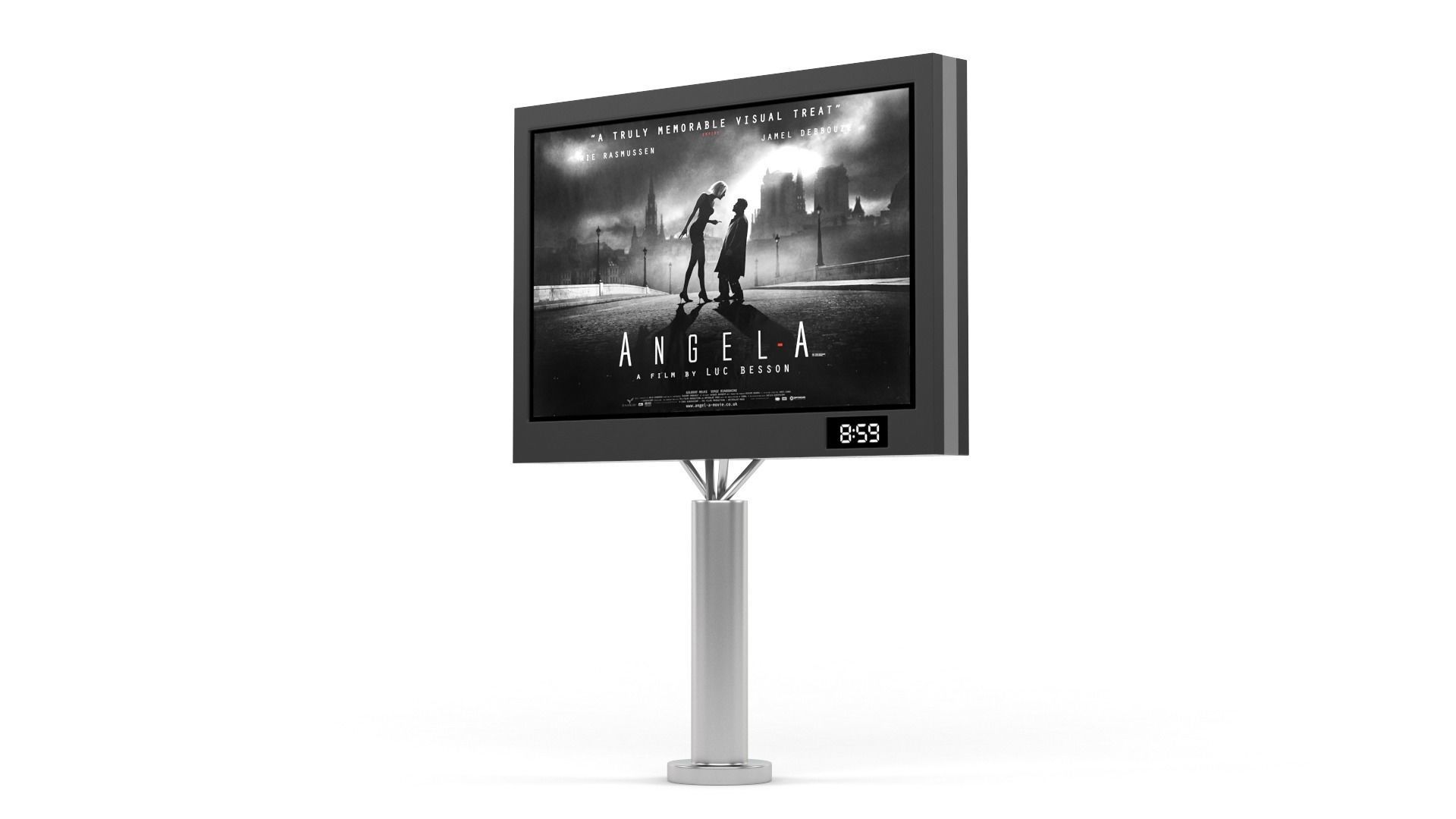 Outdoor Billboard 3D model_2