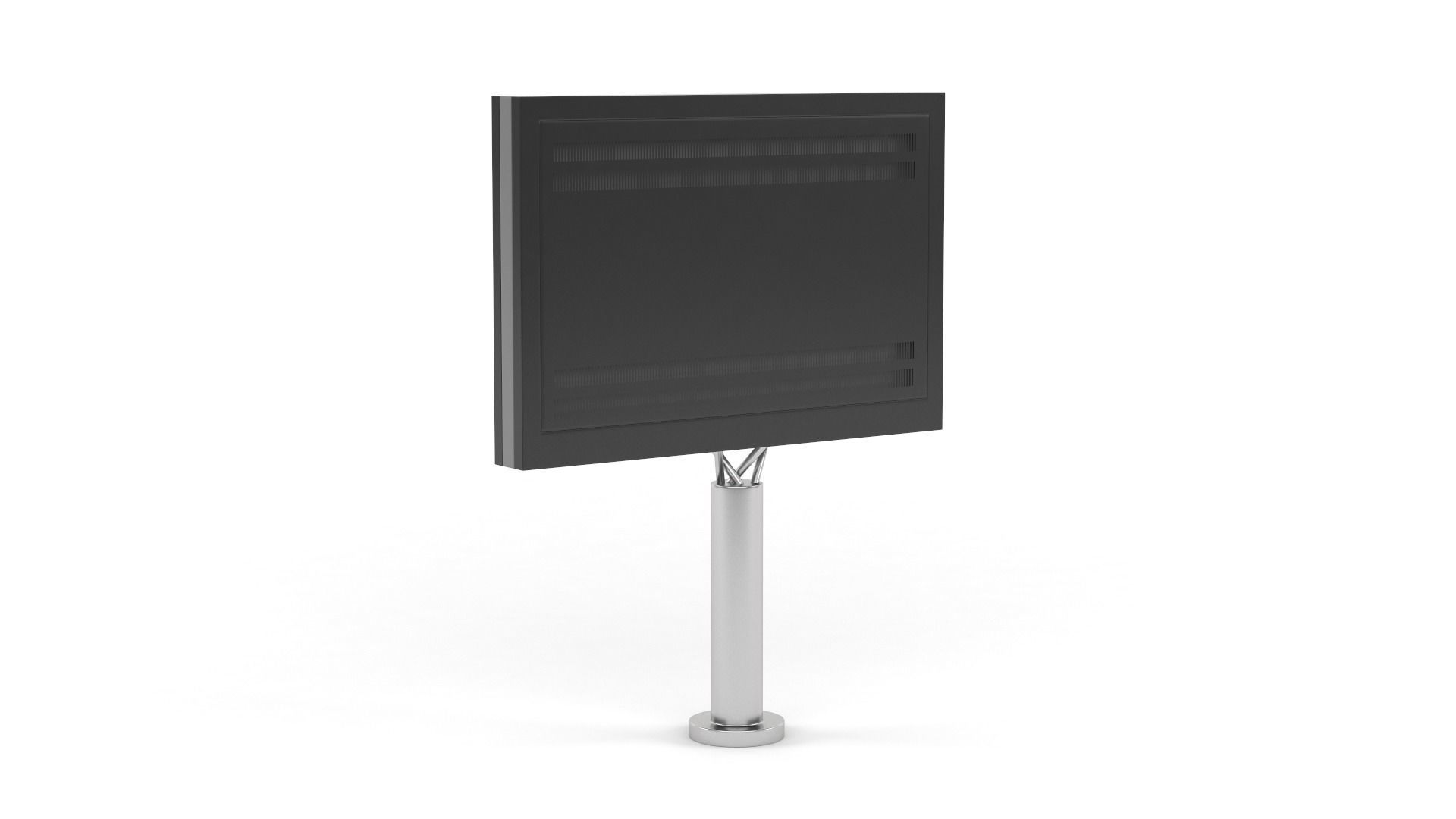 Outdoor Billboard 3D model_3