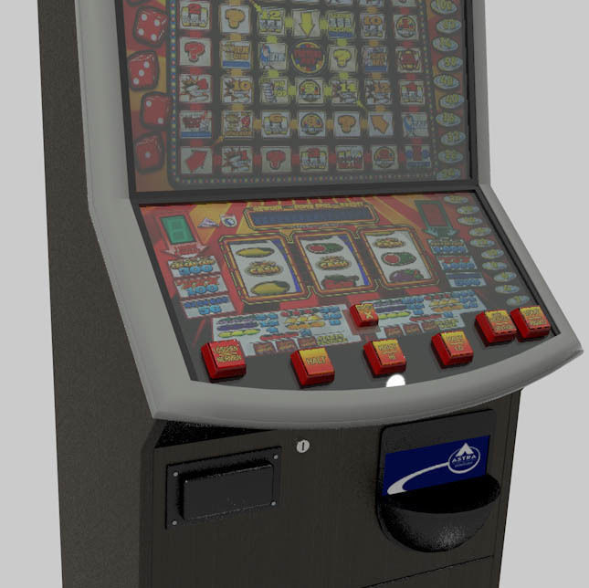 german slot machine  3D model_2