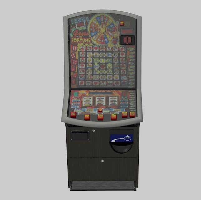 german slot machine  3D model_1