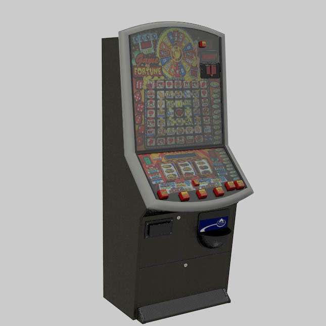 german slot machine  3D model_3