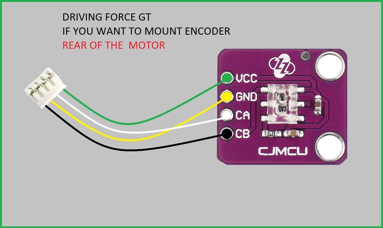 Logitech Driving Force Gt Encoder fix 3D print model_3
