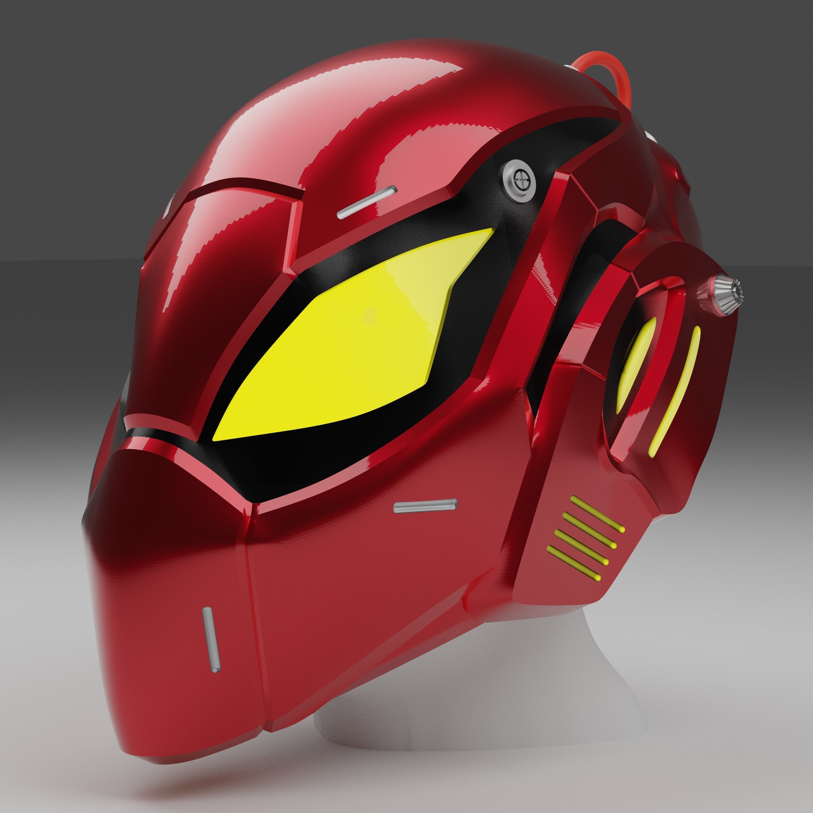 SP-dr Unit 50 Inspired Helmet 3D print model_1