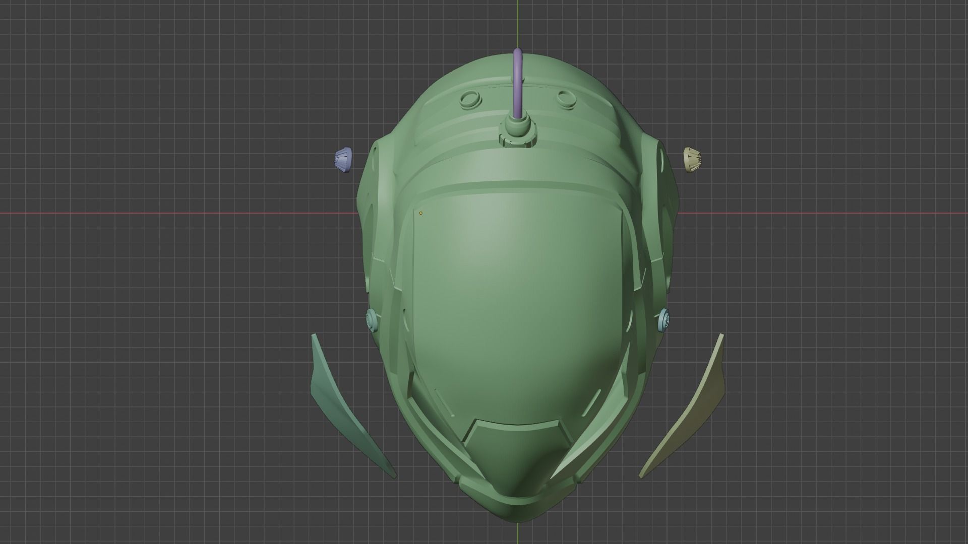 SP-dr Unit 50 Inspired Helmet 3D print model_6