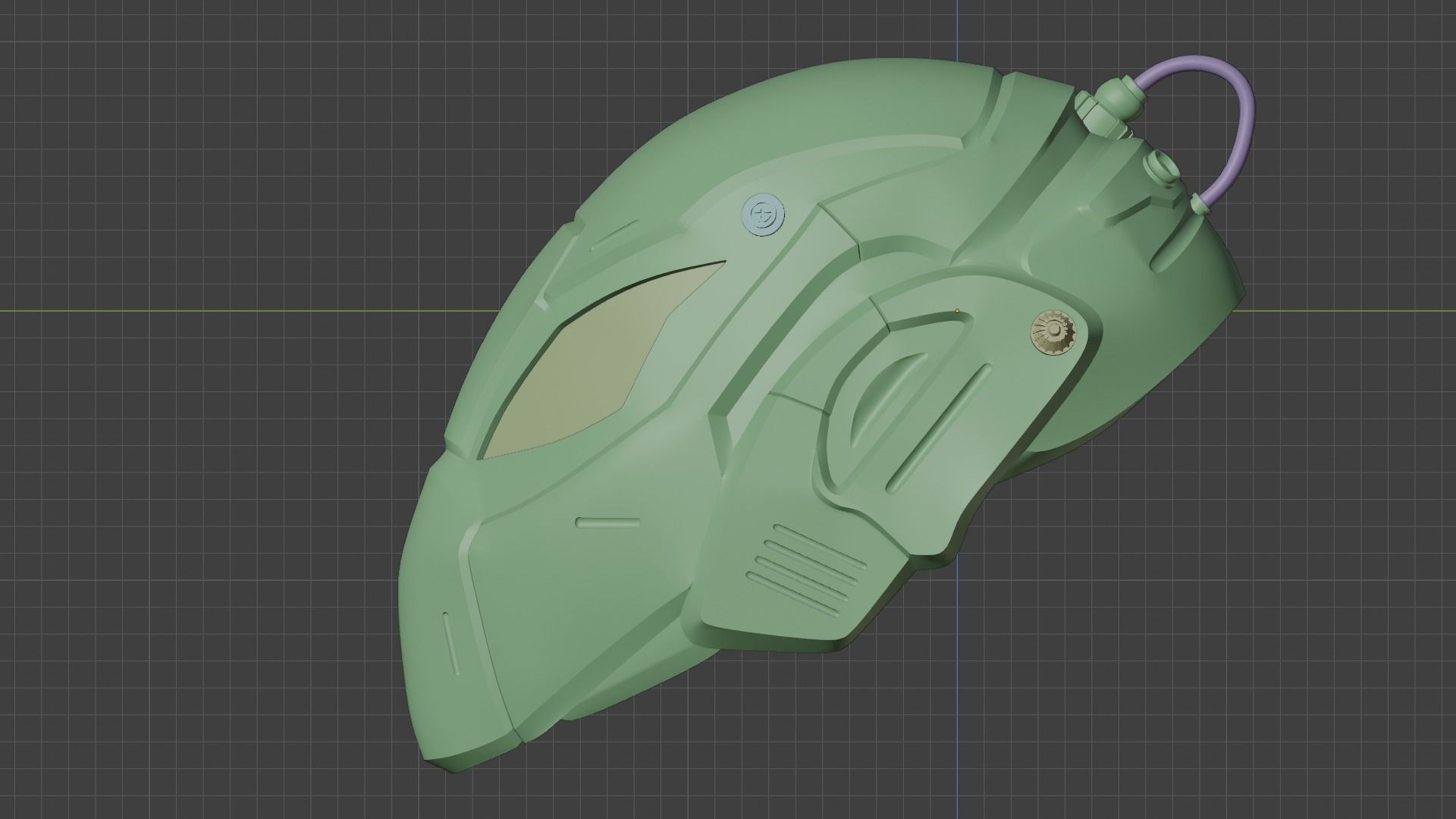 SP-dr Unit 50 Inspired Helmet 3D print model_3