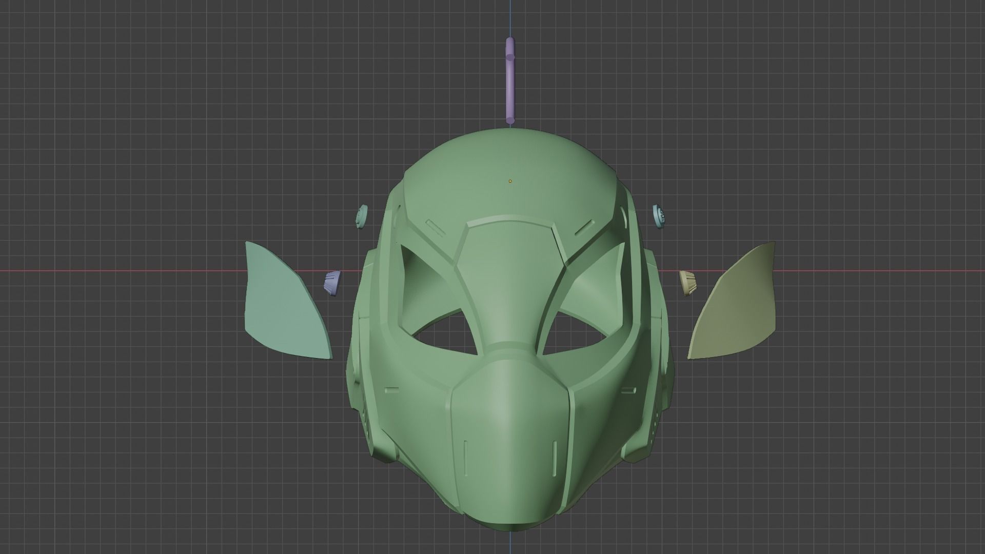 SP-dr Unit 50 Inspired Helmet 3D print model_5