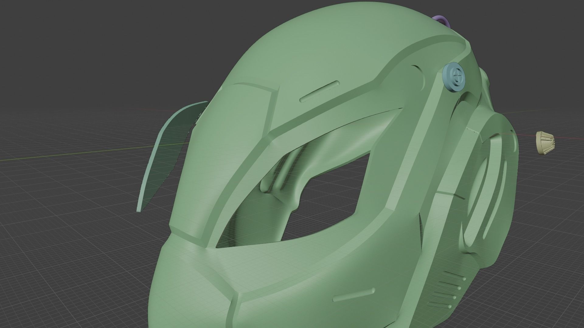 SP-dr Unit 50 Inspired Helmet 3D print model_7