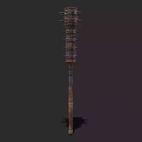 Medieval Spiked Mace Low-poly 3D model