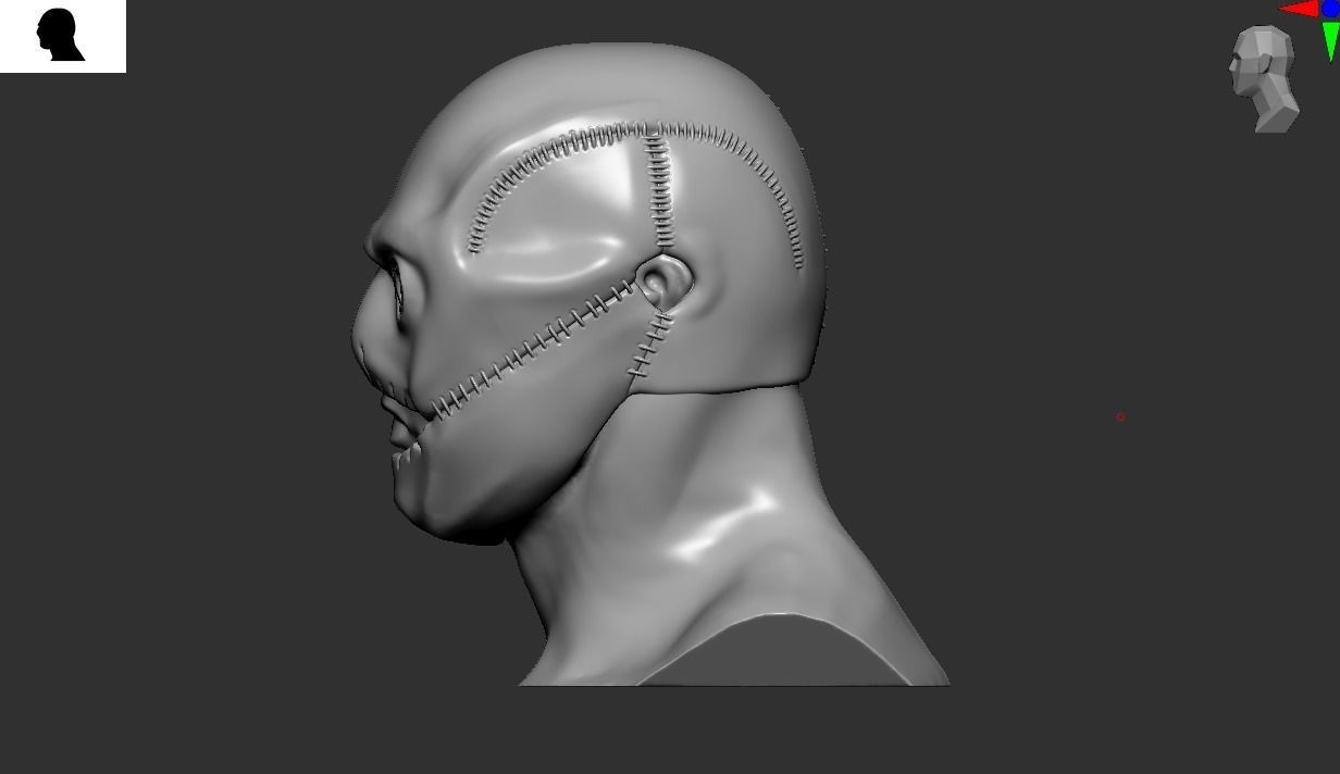 Slipknot  mask  3D print model_3