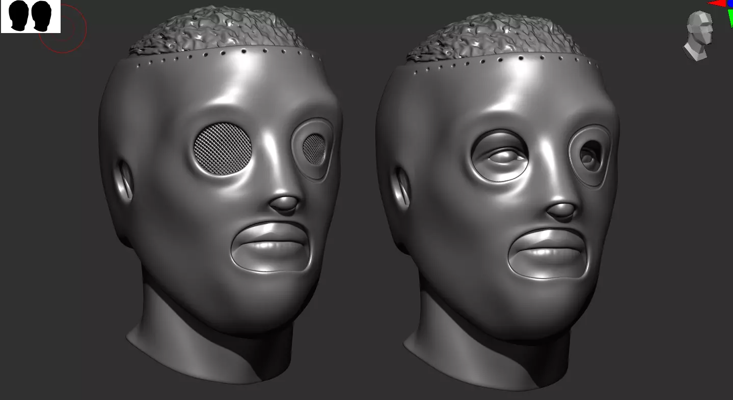 Slipknot mask 3D print model