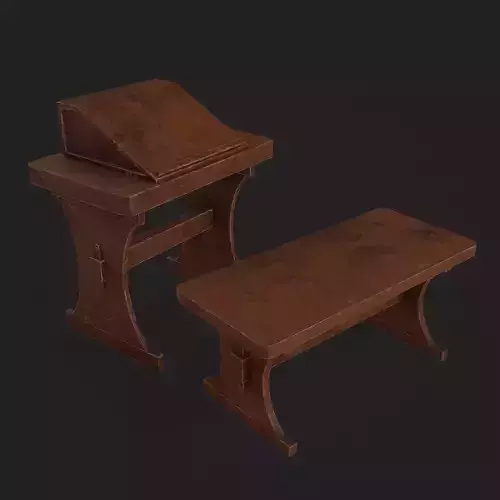 Study Desk and Bench