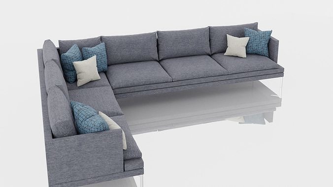 Corner Sofa 3D model 3