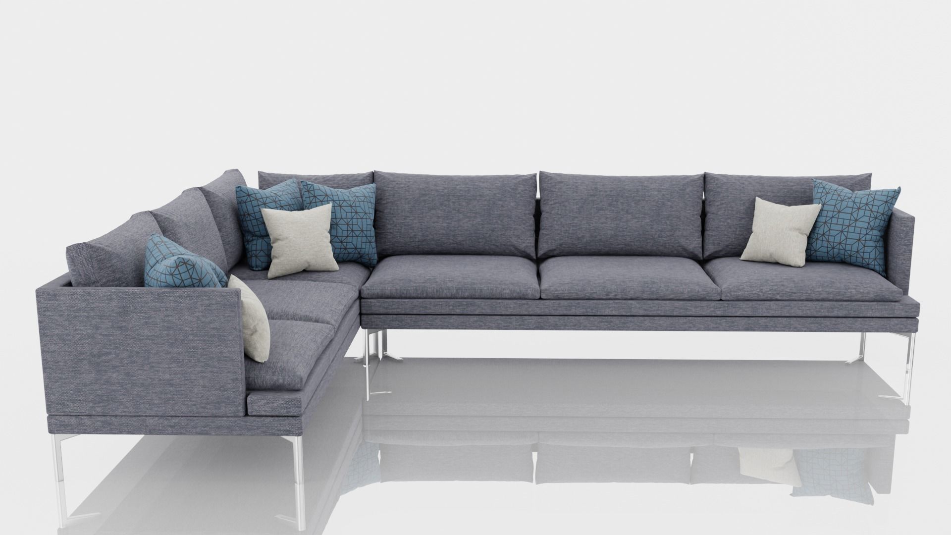Corner Sofa 3D model_3