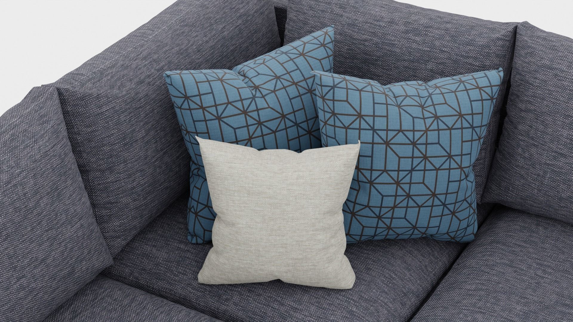 Corner Sofa 3D model_5