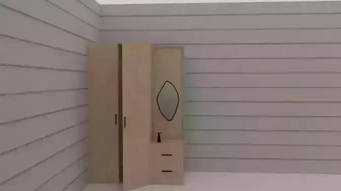WOODEN WARDROBE