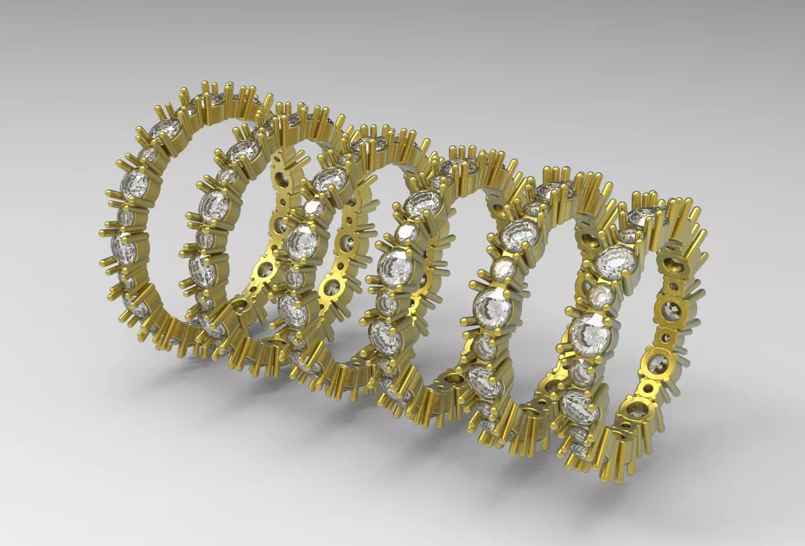ETERNITY RINGS 3D print model_0