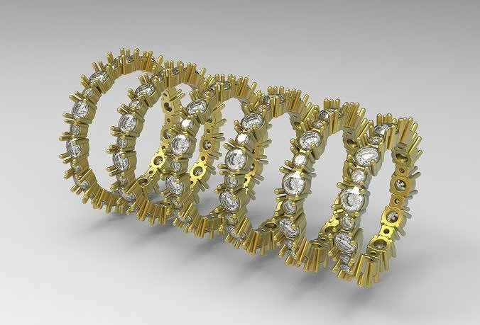 ETERNITY RINGS 3D print model