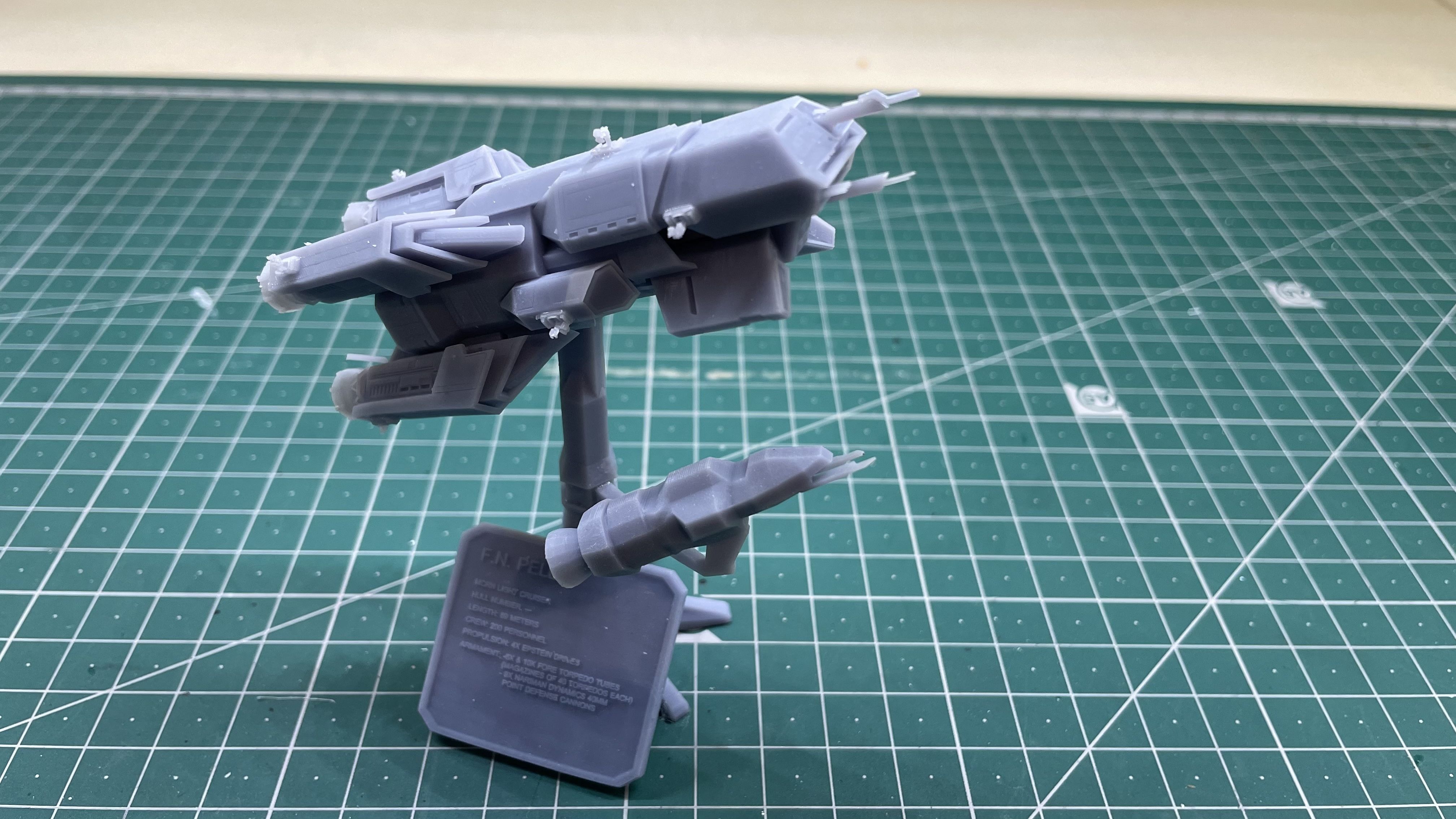 Expanse FN Pella - MCRN Light Cruiser 3D print model_14