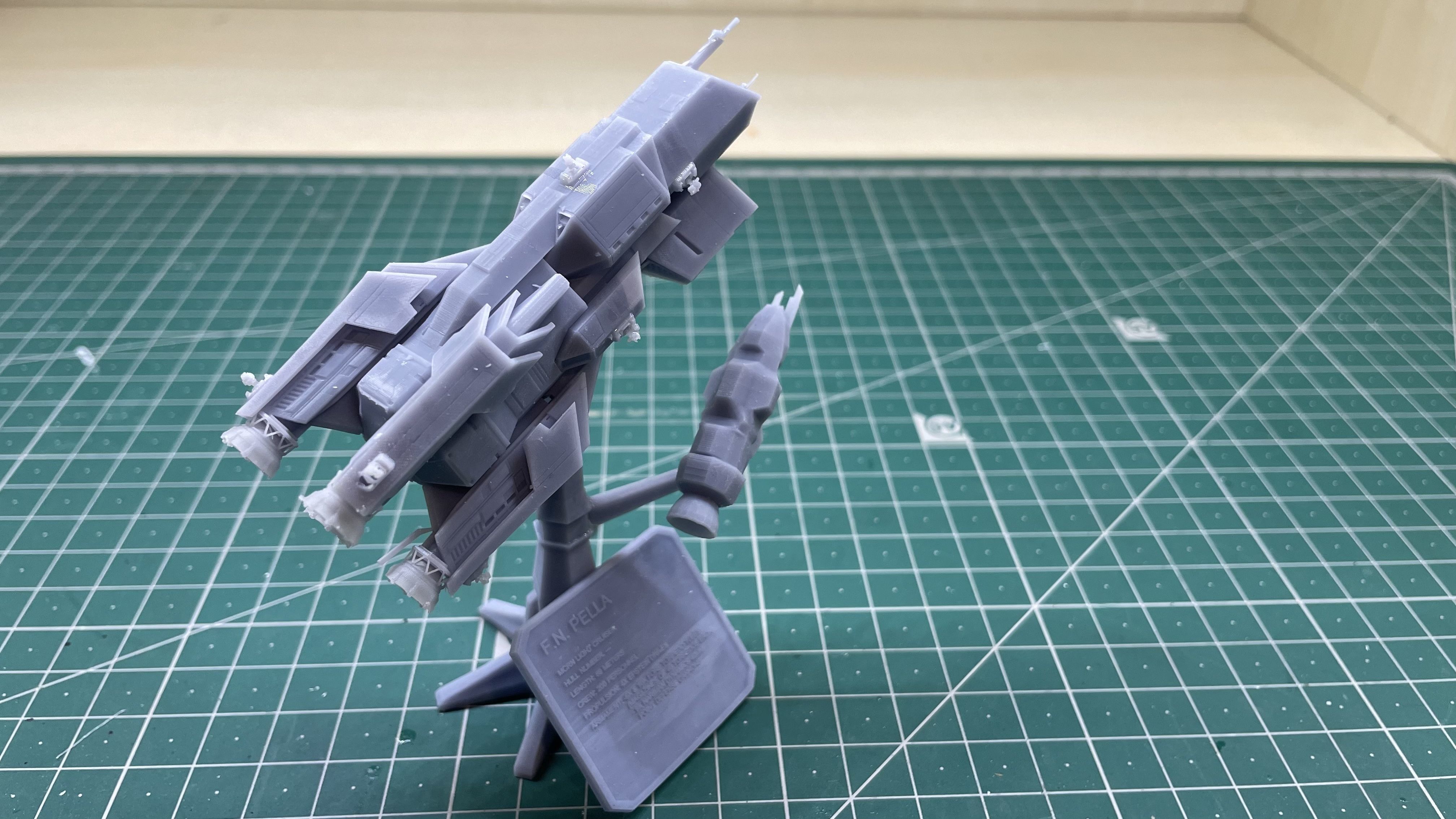 Expanse FN Pella - MCRN Light Cruiser 3D print model_15