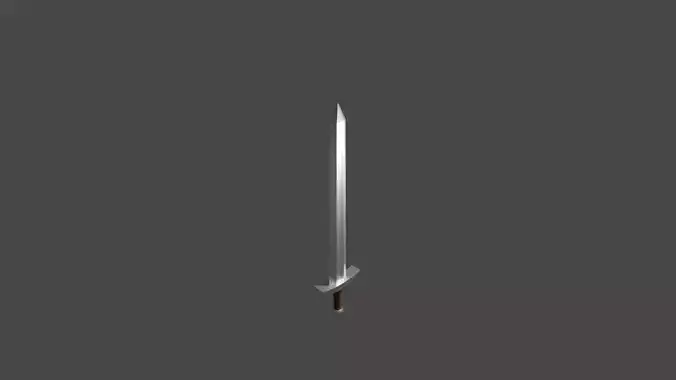 Melee sword low-poly