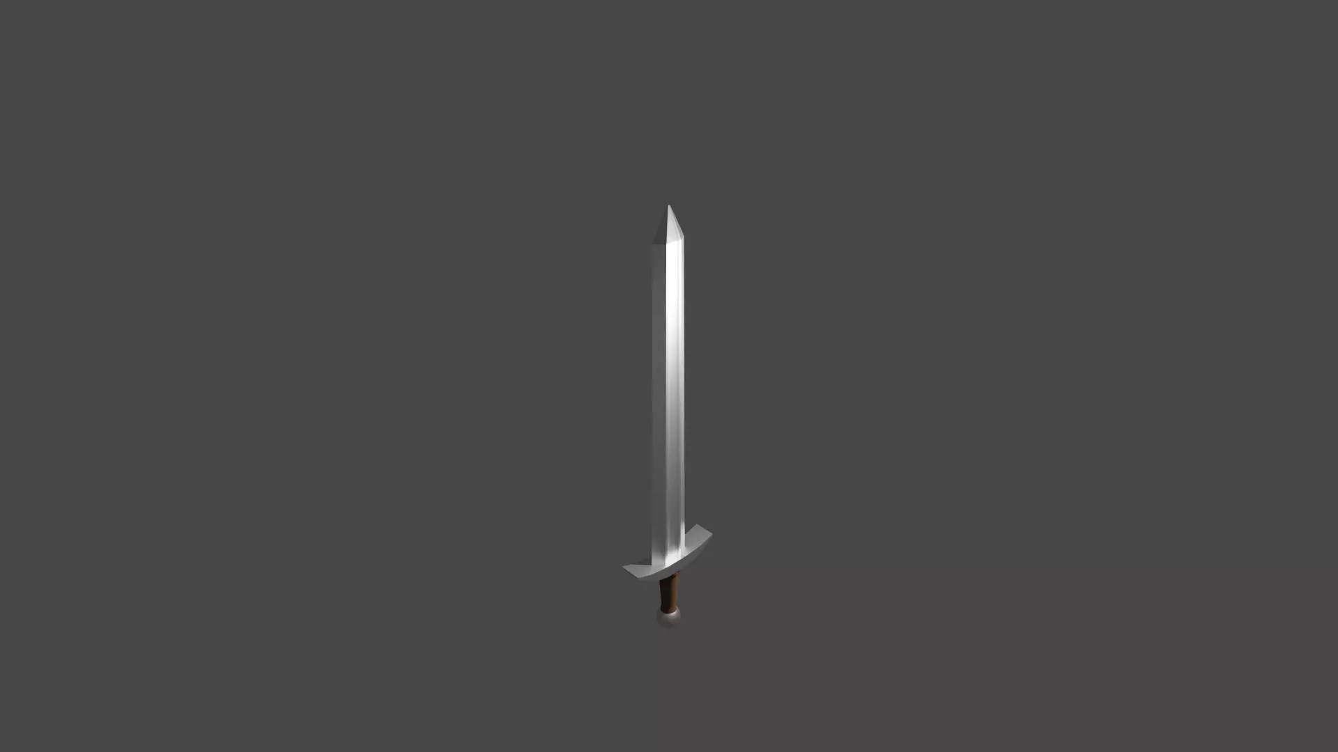 Melee sword low-poly Free low-poly 3D model