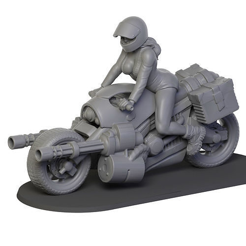 Heavy motocycle 3D print model