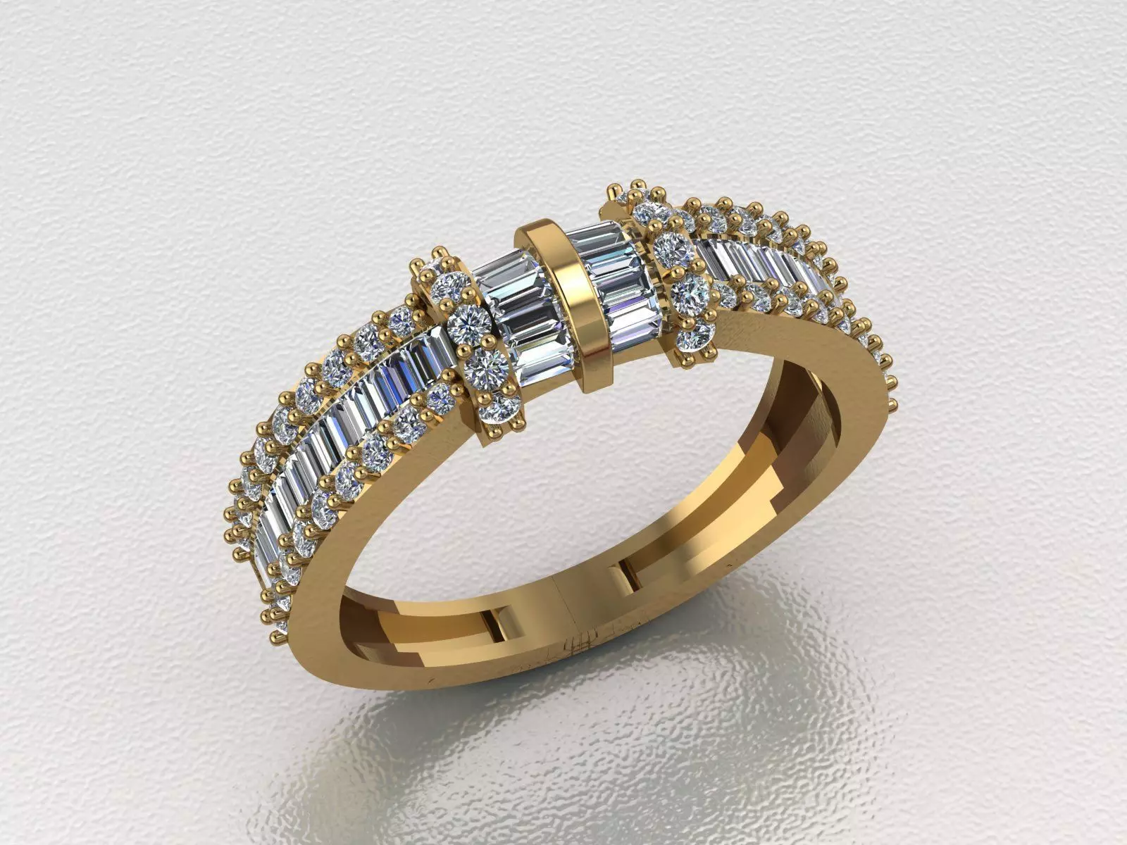 Diamond Ring 106 3D print model_0