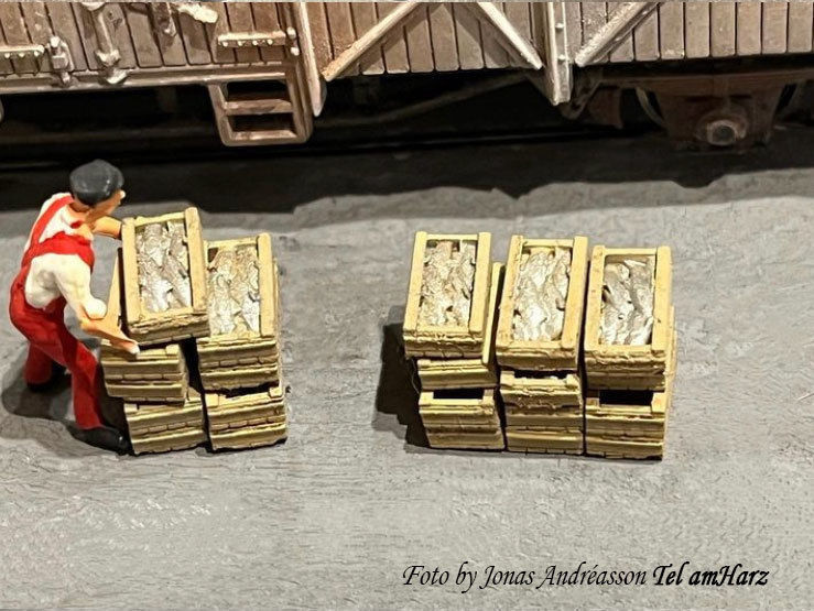 CARGO-0008 Fish Fruit and Meat boxes H0-scale 23 items 3D print model_6