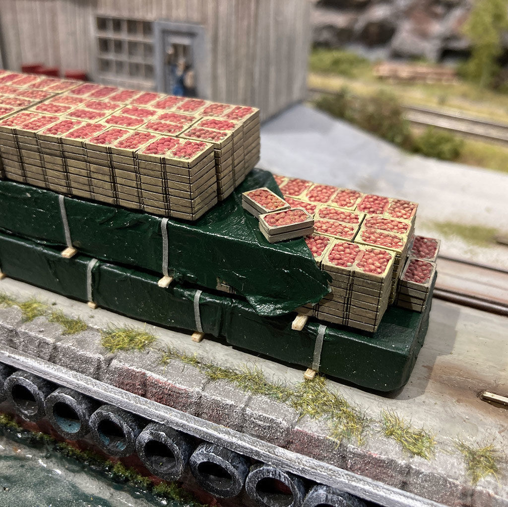 CARGO-0008 Fish Fruit and Meat boxes H0-scale 23 items 3D print model_18