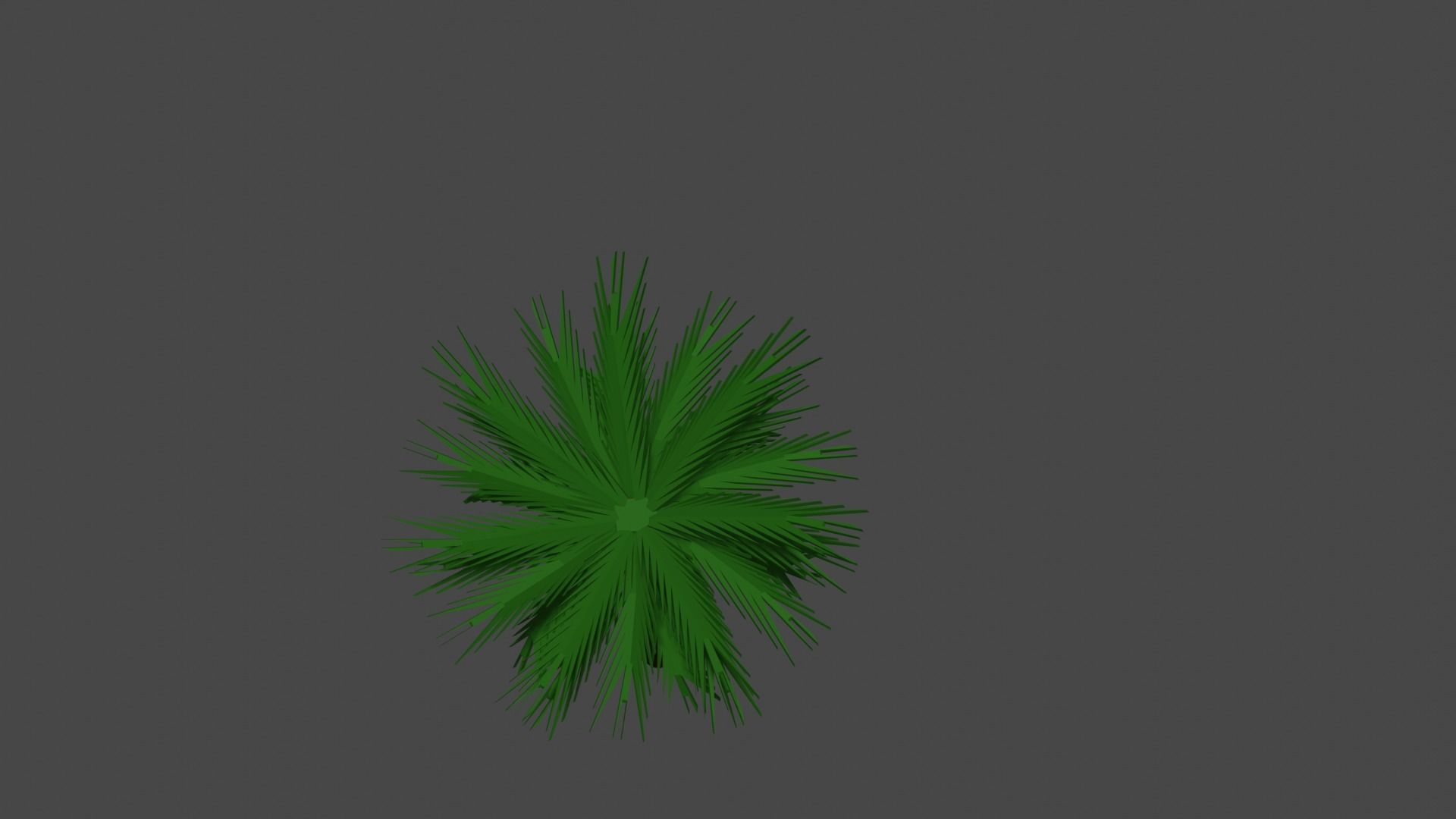 Cartoon Palm Tree Low-poly 3D model_6